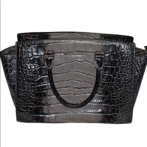 ❌ Sold Michael Kors Satchel Crocodile Skin Leather